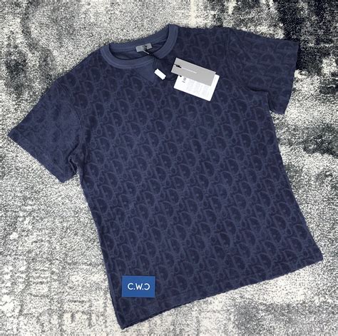 dior towel tee|men's Dior t shirt sale.